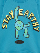 Felpa per bambino Stella McCartney Kids blu con stampa grafica - Rubino Kids