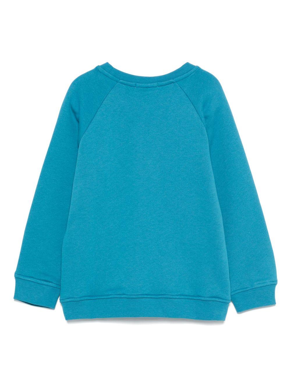 Felpa per bambino Stella McCartney Kids blu con stampa grafica - Rubino Kids