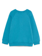 Felpa per bambino Stella McCartney Kids blu con stampa grafica - Rubino Kids