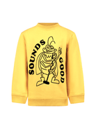 Felpa per bambino Stella McCartney Kids gialla con stampa bug sul davanti - Rubino Kids