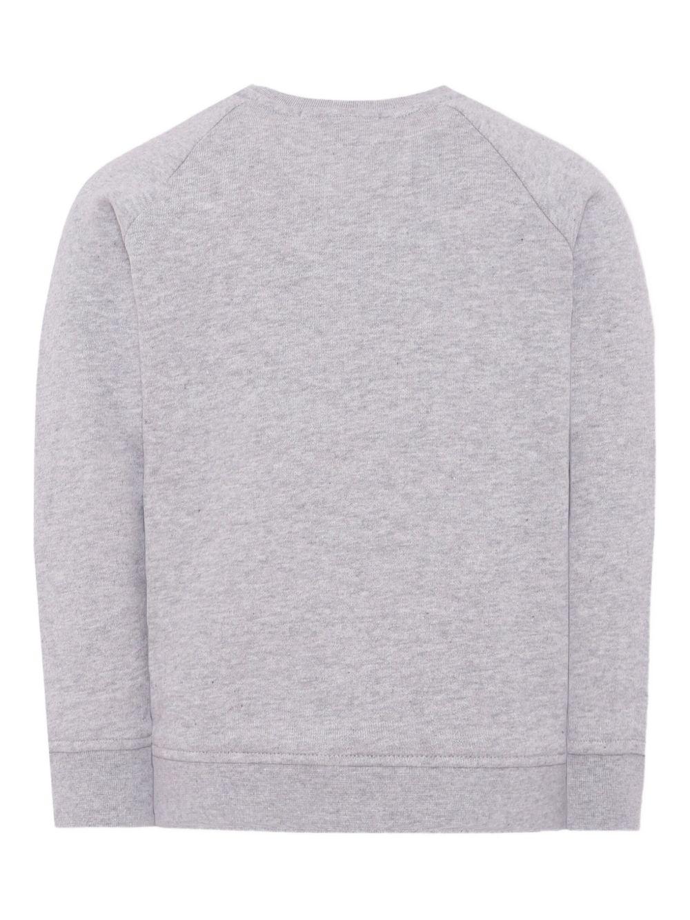 Felpa per bambino Stella McCartney Kids grigio con grafica stile cartoni animati - Rubino Kids