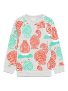 Felpa per bambino Stella McCartney Kids multicolore con stampa mostro - Rubino Kids