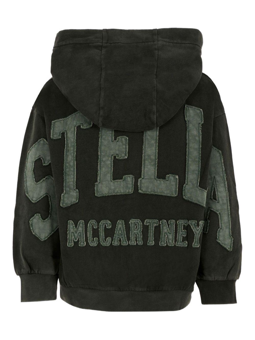 Felpa per bambino Stella McCartney Kids nero con cappuccio - Rubino Kids