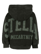 Felpa per bambino Stella McCartney Kids nero con cappuccio - Rubino Kids