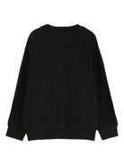 Felpa per bambino Stella McCartney Kids nero con tasca applicata con logo - Rubino Kids