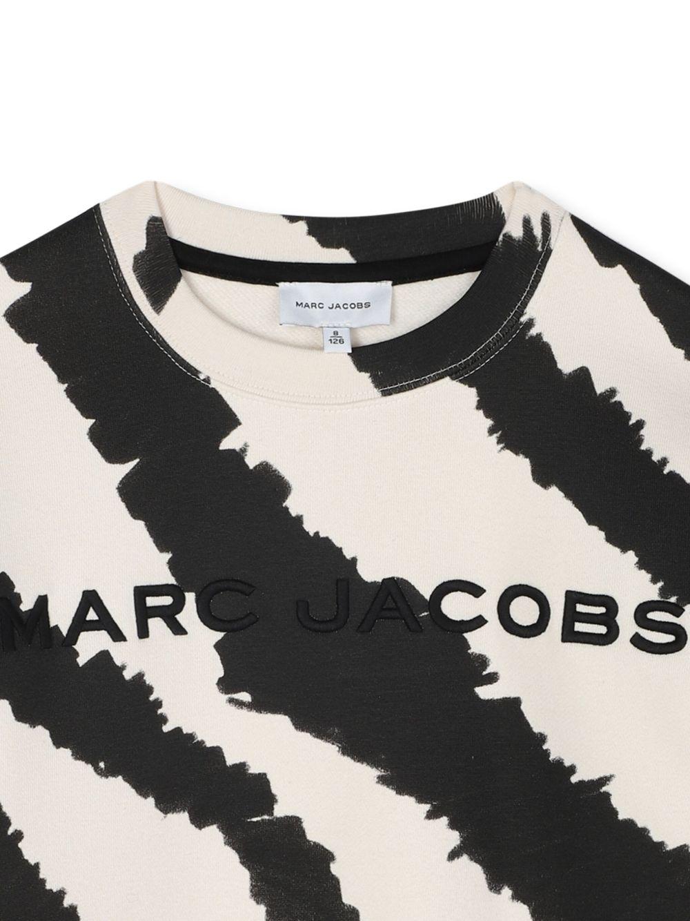 Felpa per bambino The Marc Jacobs Kids bianco zebrata - Rubino Kids