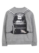 Felpa per bambino The Marc Jacobs Kids grigio con stampa grafica - Rubino Kids