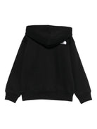 Felpa per bambino The North Face Kids nero con cappuccio con logo - Rubino Kids