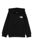 Felpa per bambino The North Face Kids nero con cappuccio - Rubino Kids