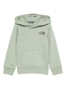 Felpa per bambino The North Face Kids verde con cappuccio con logo - Rubino Kids