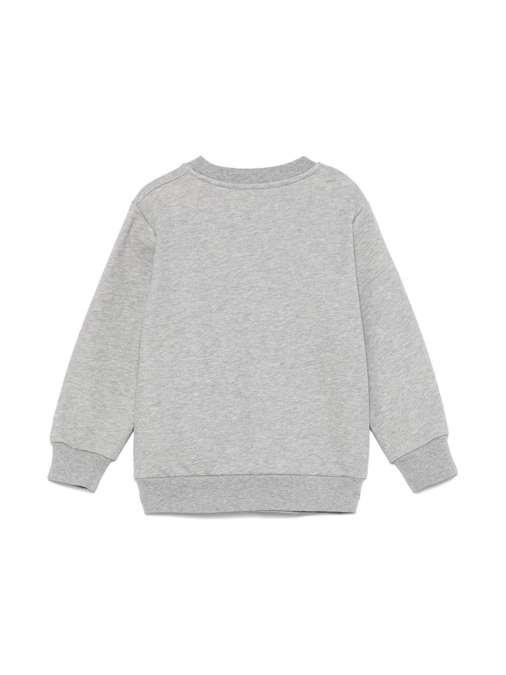 Felpa per bambino Versace Kids grigio con stampa Medusa - Rubino Kids
