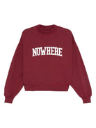 Felpa per donna The New Society rosso con stampa grafica - Rubino Kids