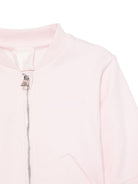 Felpa per neonata Givenchy Kids rosa chiaro con cerniera - Rubino Kids