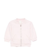 Felpa per neonata Givenchy Kids rosa chiaro con cerniera - Rubino Kids