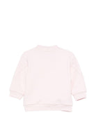 Felpa per neonata Givenchy Kids rosa chiaro con cerniera - Rubino Kids
