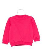 Felpa per neonata Moschino Kids fucsia con stampa Teddy Bear - Rubino Kids