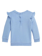 Felpa per neonata POLO RALPH LAUREN KIDS azzurro con motivo Polo Bear - Rubino Kids