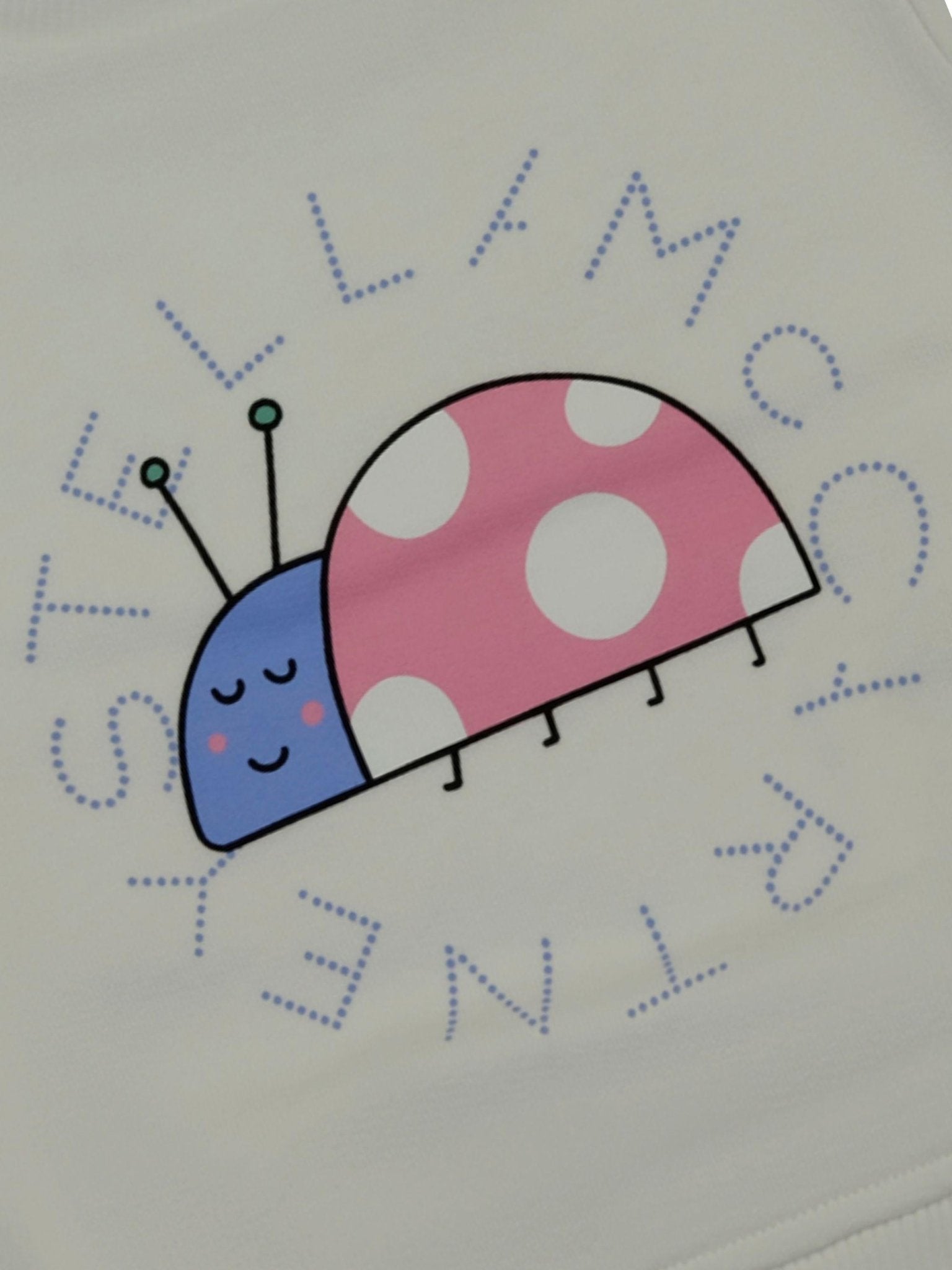 Felpa per neonata Stella McCartney Kids bianca con stampa grafica sul davanti - Rubino Kids