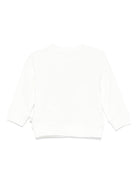 Felpa per neonata Stella McCartney Kids bianco con stampa a fiori - Rubino Kids