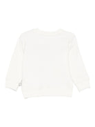 Felpa per neonata Stella McCartney Kids bianco con stampa grafica Earth - Rubino Kids