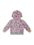 Felpa per neonata Stella McCartney Kids rosa con logo all - over - Rubino Kids