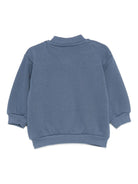 Felpa per neonati Molo blu con orsetto ricamato - Rubino Kids