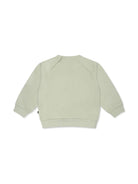 Felpa per neonati Molo Disc verde con ricamo in spugna sul davanti - Rubino Kids