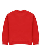 Felpa per neonati Moschino Kids rossa con motivo Teddy - Rubino Kids