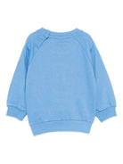 Felpa per neonato Molo blu con ricamo smile sul davanti - Rubino Kids