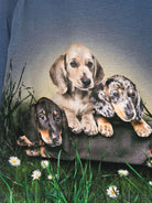 Felpa per neonato Molo blu con stampa cane - Rubino Kids