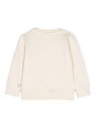 Felpa per neonato Stella McCartney Kids bianco con stampa logo - Rubino Kids