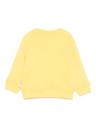 Felpa per neonato Stella McCartney Kids giallo con stampa grafica cartoon - Rubino Kids