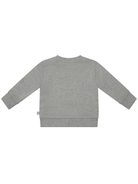 Felpa per neonato Stella McCartney Kids grigio con stampa grafica sul davanti - Rubino Kids