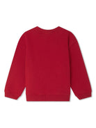 Felpa Tadda a maniche lunghe per bambino Bonpoint rosso con orlo dritto - Rubino Kids