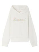 Felpa Tita per bambina Bonpoint bianco con cappuccio - Rubino Kids