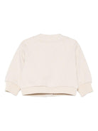 Felpe per neonati Emporio Armani Kids beige con chiusura a bottoni - Rubino Kids