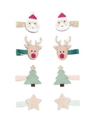 Fermagli per capelli per bambina Mimi & Lula multicolore con motivo natalizio - Rubino Kids