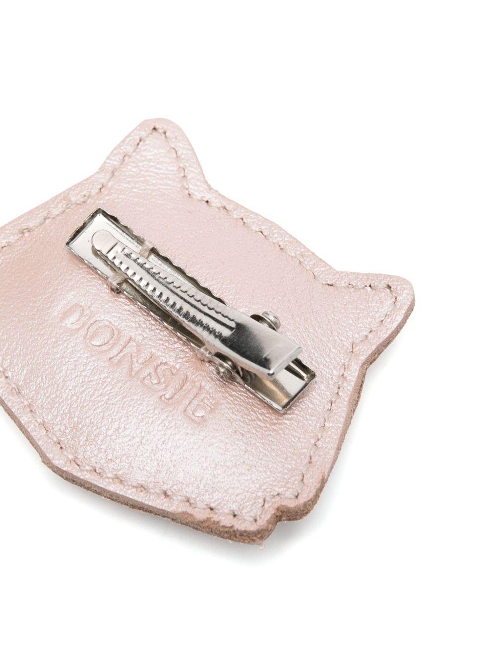 Fermaglio per bambina Donsje rosa con chiusura a clip - Rubino Kids