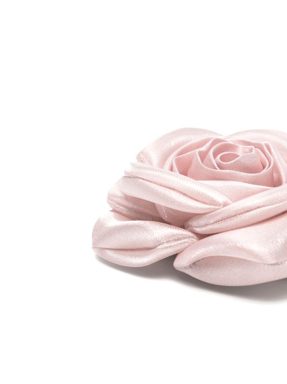 Fermaglio per capelli per bambina Colorichiari rosa a forma di fiore - Rubino Kids