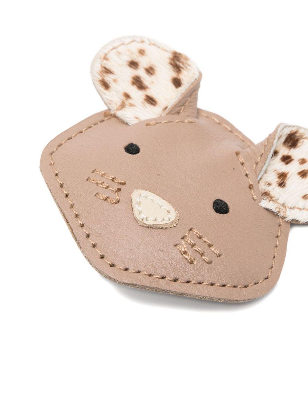 Fermaglio per capelli per bambina Donsje marrone a forma di faccia di topo - Rubino Kids
