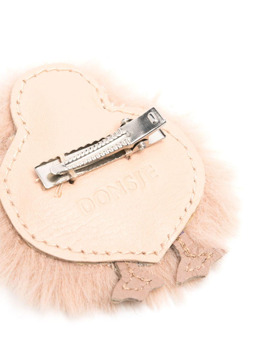 Fermaglio per neonata Donsje Lipu rosa con chiusura a clip - Rubino Kids