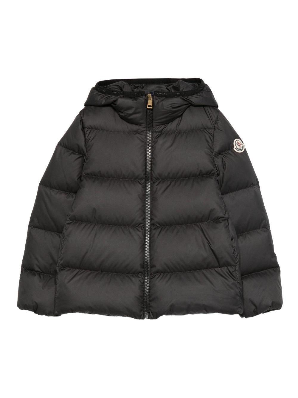 Moncler Enfant boys' black jacket with MONCLER ENFANT