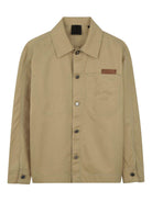 Giacca - camicia per bambino Givenchy Kids beige con taschino sul petto - Rubino Kids