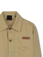 Giacca - camicia per bambino Givenchy Kids beige con taschino sul petto - Rubino Kids
