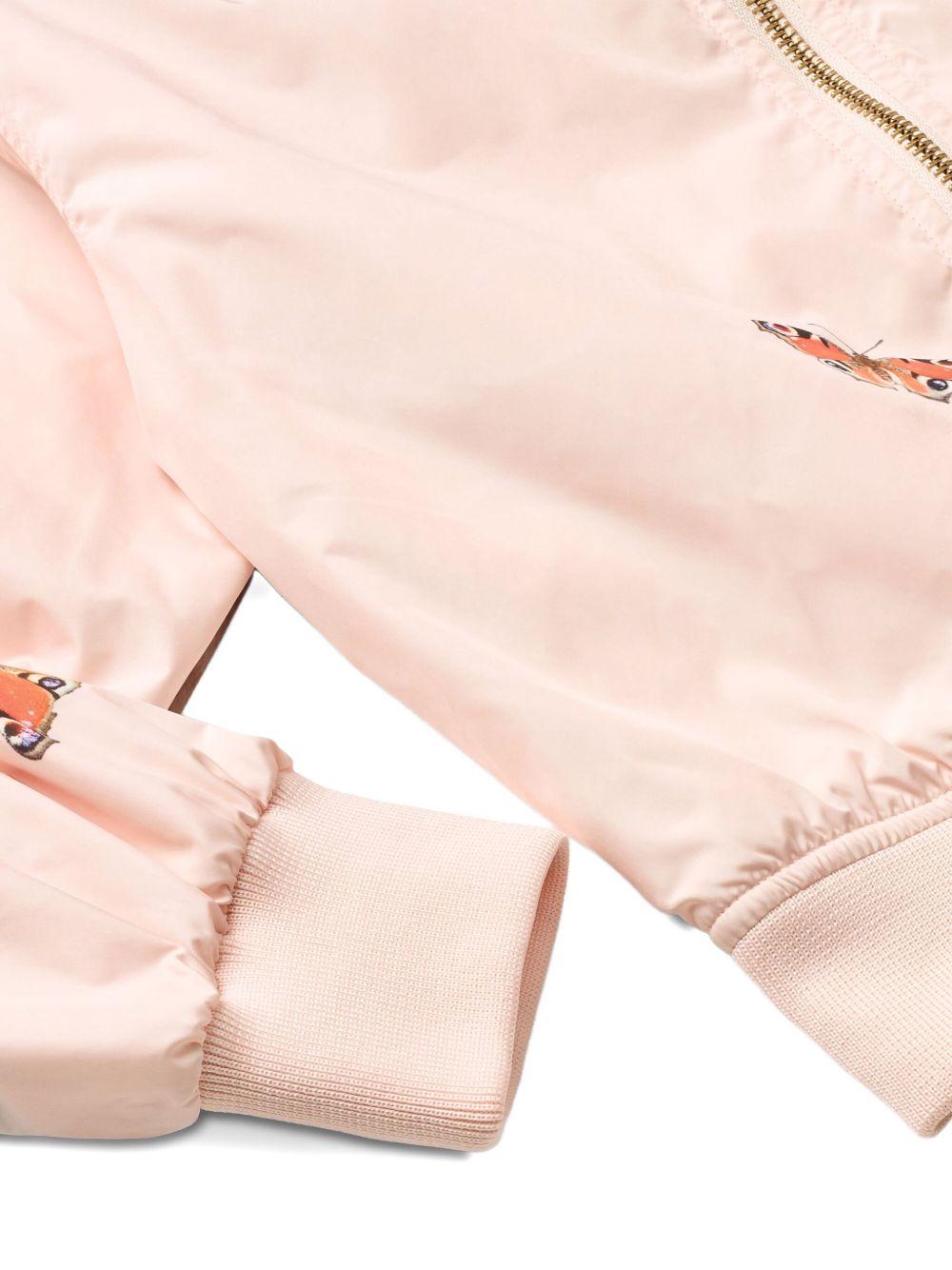 Giacca Haliva per bambina Molo rosa con motivo a farfalla - Rubino Kids
