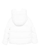 Giacca imbottita per bambina Save The Duck Kids bianco con collo a imbuto - Rubino Kids