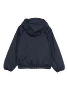 Giacca P. Claude Warm per bambini K - Way Kids Le Vrai blu con dettagli a righe - Rubino Kids