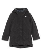 Giacca P. Denise Marmotta per bambina K - Way Kids nera impermeabile - Rubino Kids