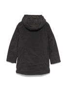 Giacca P. Denise Marmotta per bambina K - Way Kids nera impermeabile - Rubino Kids