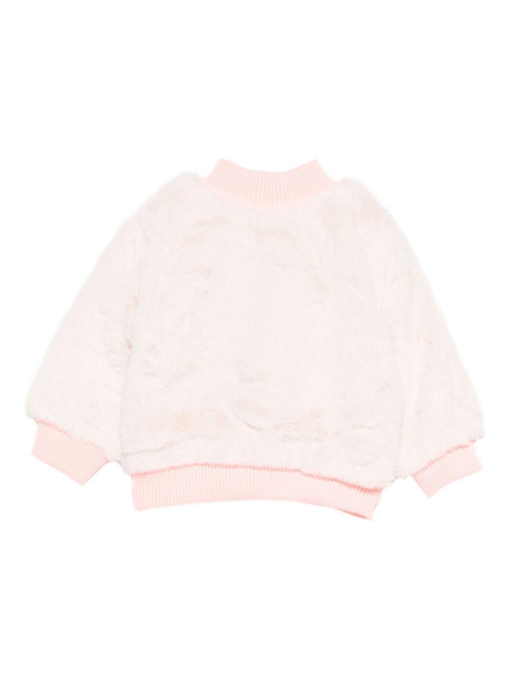 Giacca per bambina Billieblush rosa in pelliccia sintetica - Rubino Kids